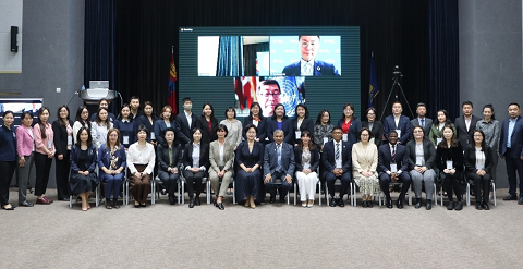 Group photo of participants for the workshop focused on Training of Trainers on Effective National to Local Governance for SDG Implementation in Mongolia.