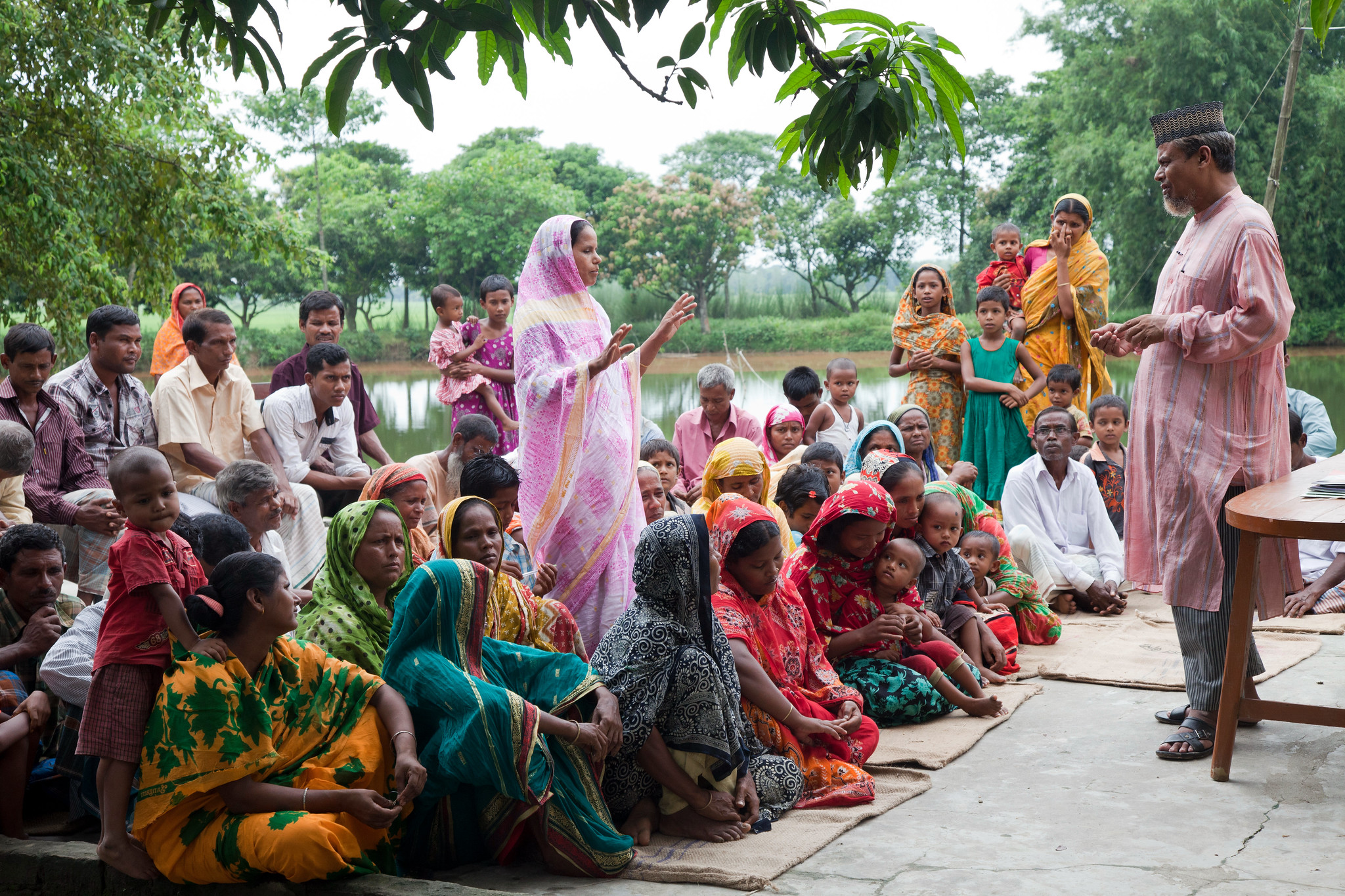 Bangladesh women community meeting